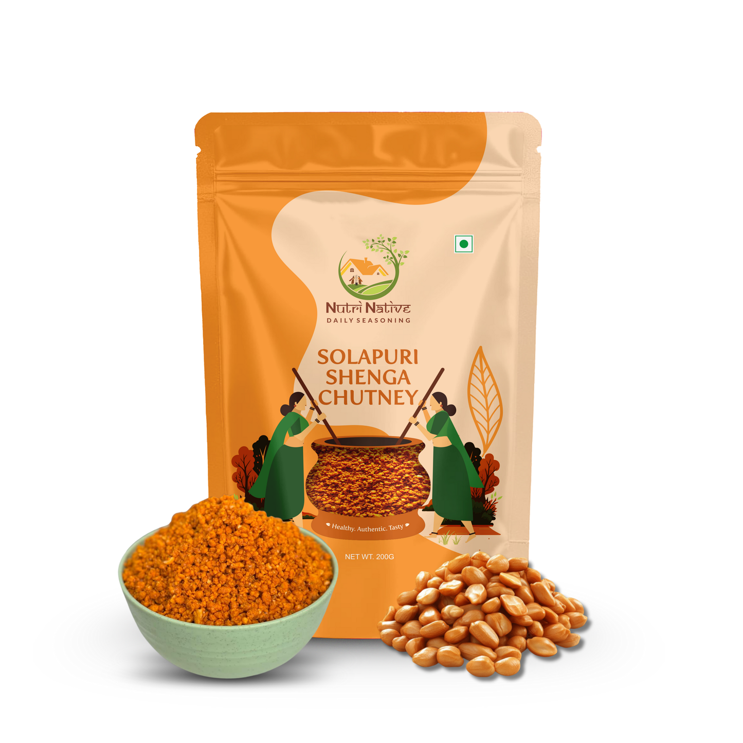 Solapuri Shenga Chutney – Peanut-Based Daily Seasoning