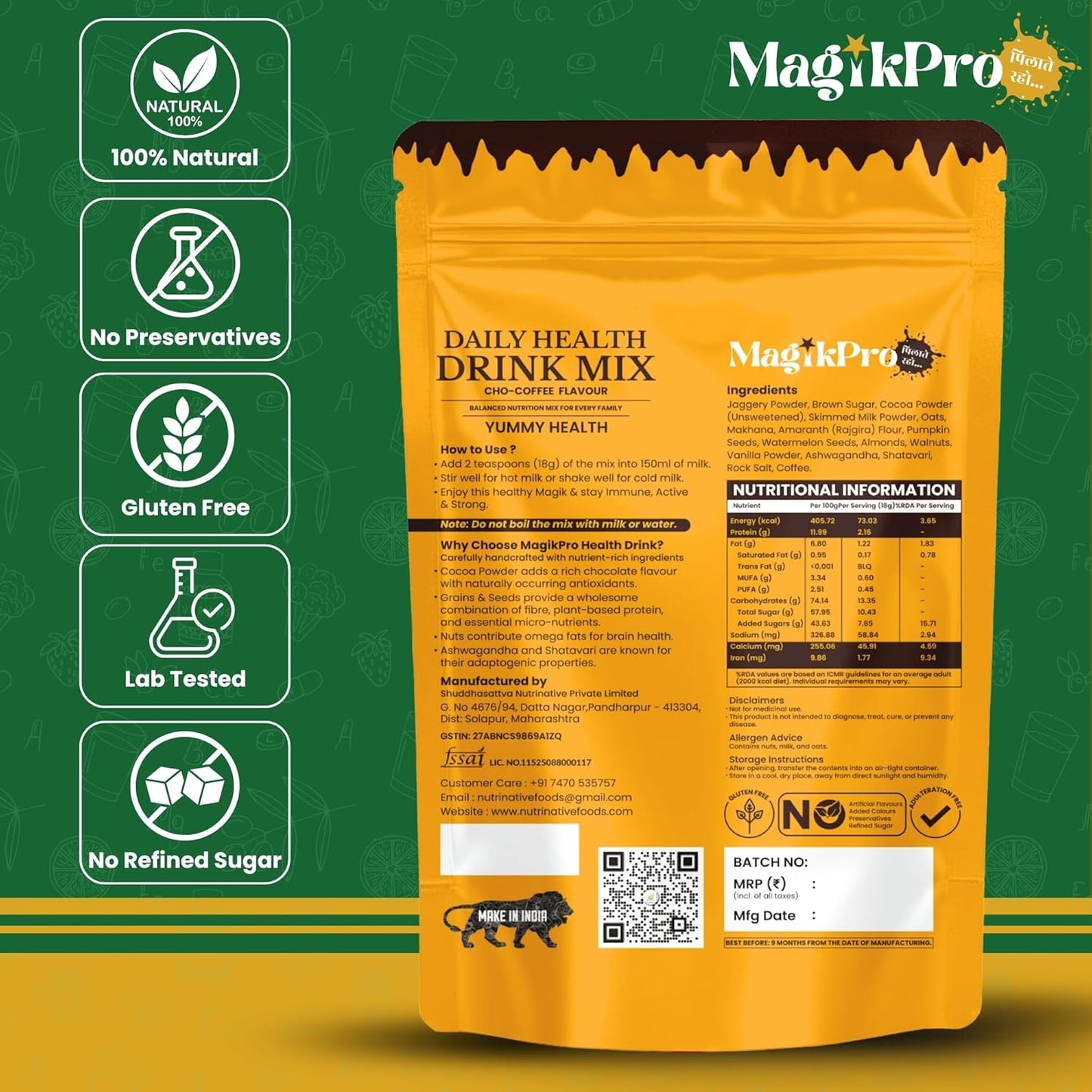 YummyHealth – Choco-Coffee Flavour