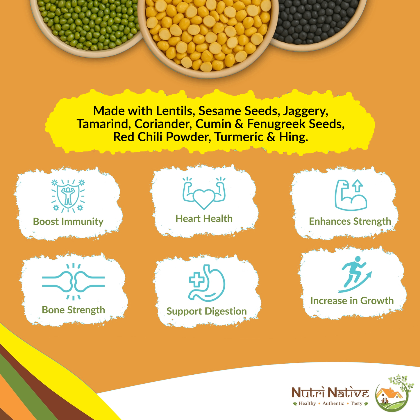 NutriNative COMBO 5: Idli Podi Dip + Solapuri Shenga Chutney Combo