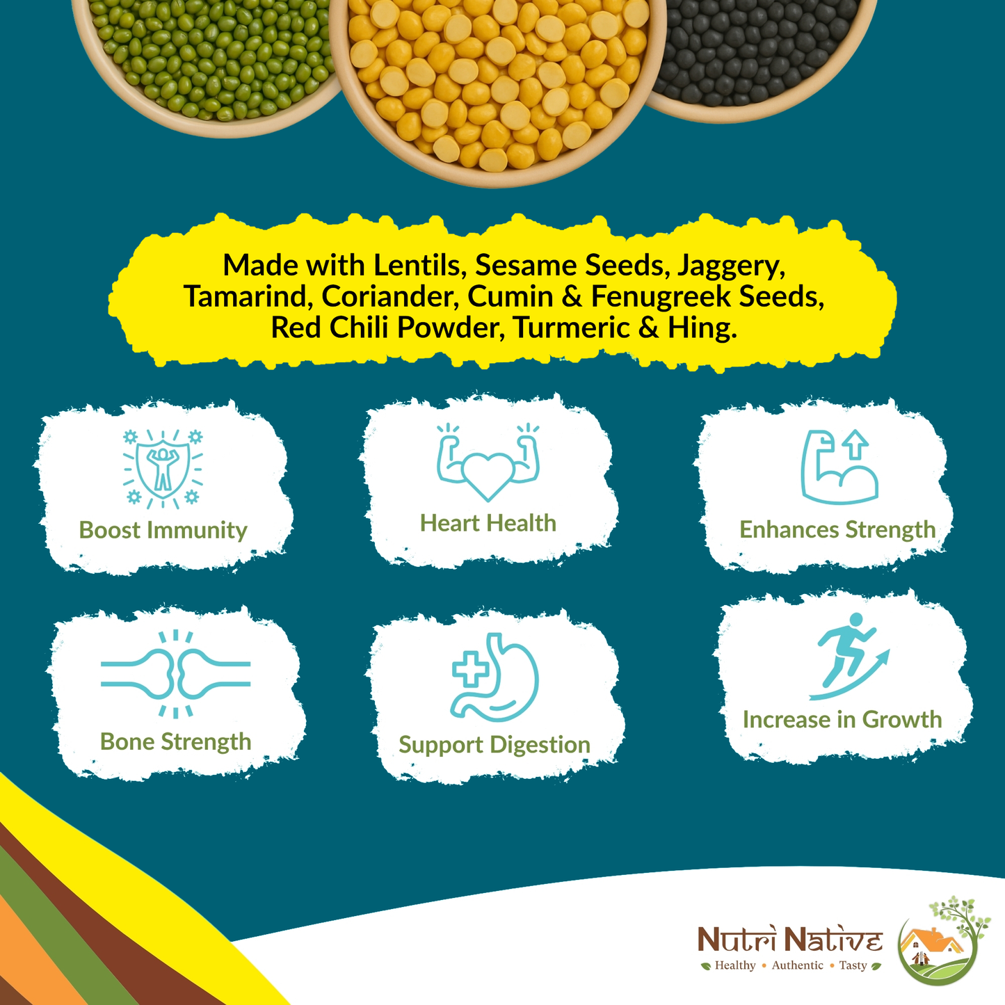 NutriNative COMBO 6: Sesame Seeds Dip + Solapuri Shenga Chutney