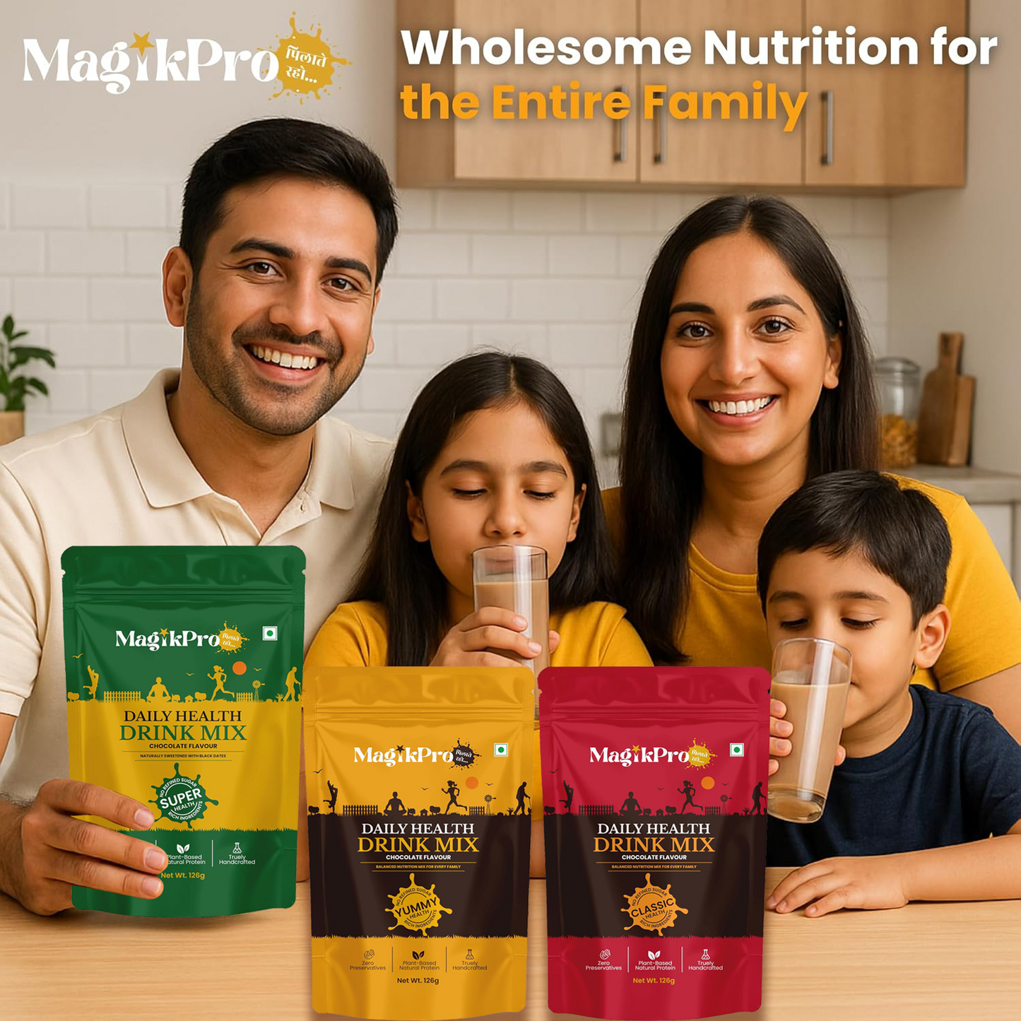 MagikPro COMBO 1: Chocolate Health Drink Combo (Pack of 3)