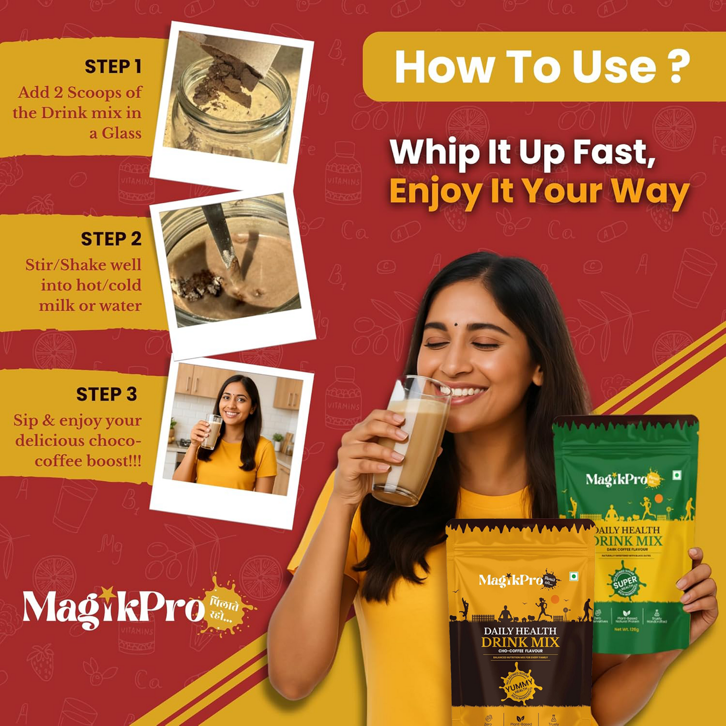 MagikPro COMBO 2: Coffee Health Drink Combo (Pack of 2)