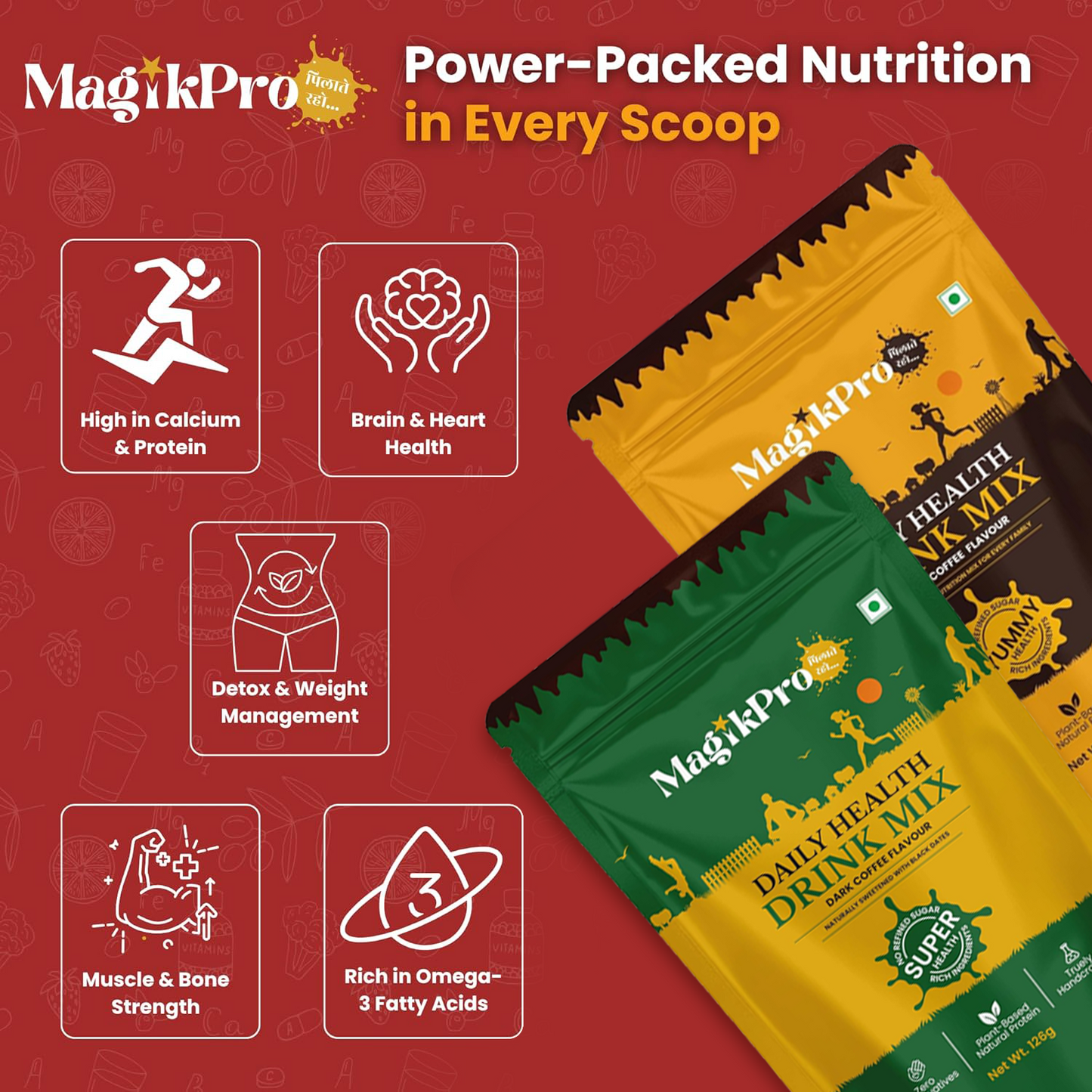 MagikPro COMBO 2: Coffee Health Drink Combo (Pack of 2)